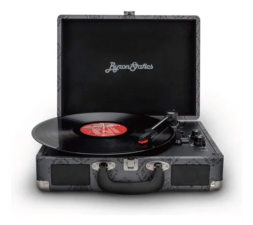 comprar Tocadiscos Maleta Portátil Byronstatics Bluetooth