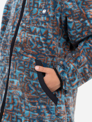 Poleron Micropolar Tok Multicolor Infantil Maui And Sons
