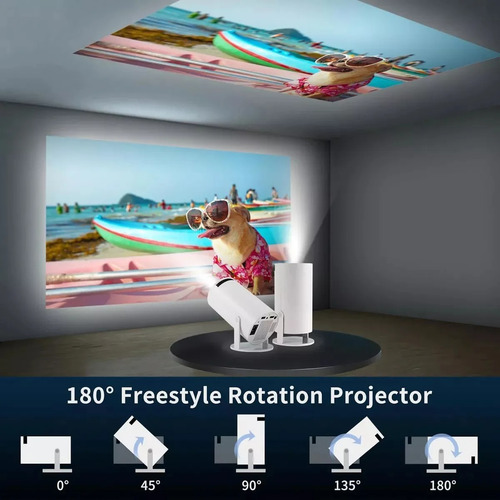 Proyector Portátil Mini Hy300pro Ultra Hd 4k Wifi Bluetooth