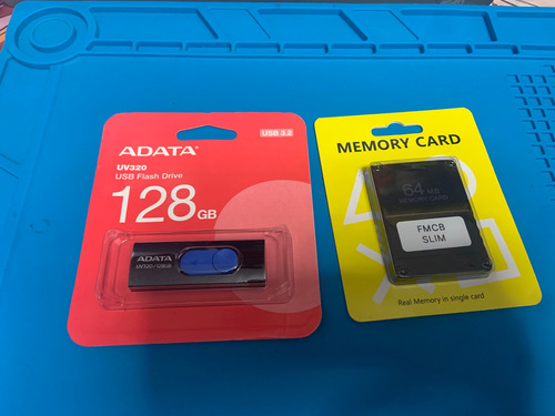 Memory Card Fmcb + Usb 128gb Con Juegos Para Ps2 Slim (Usado)