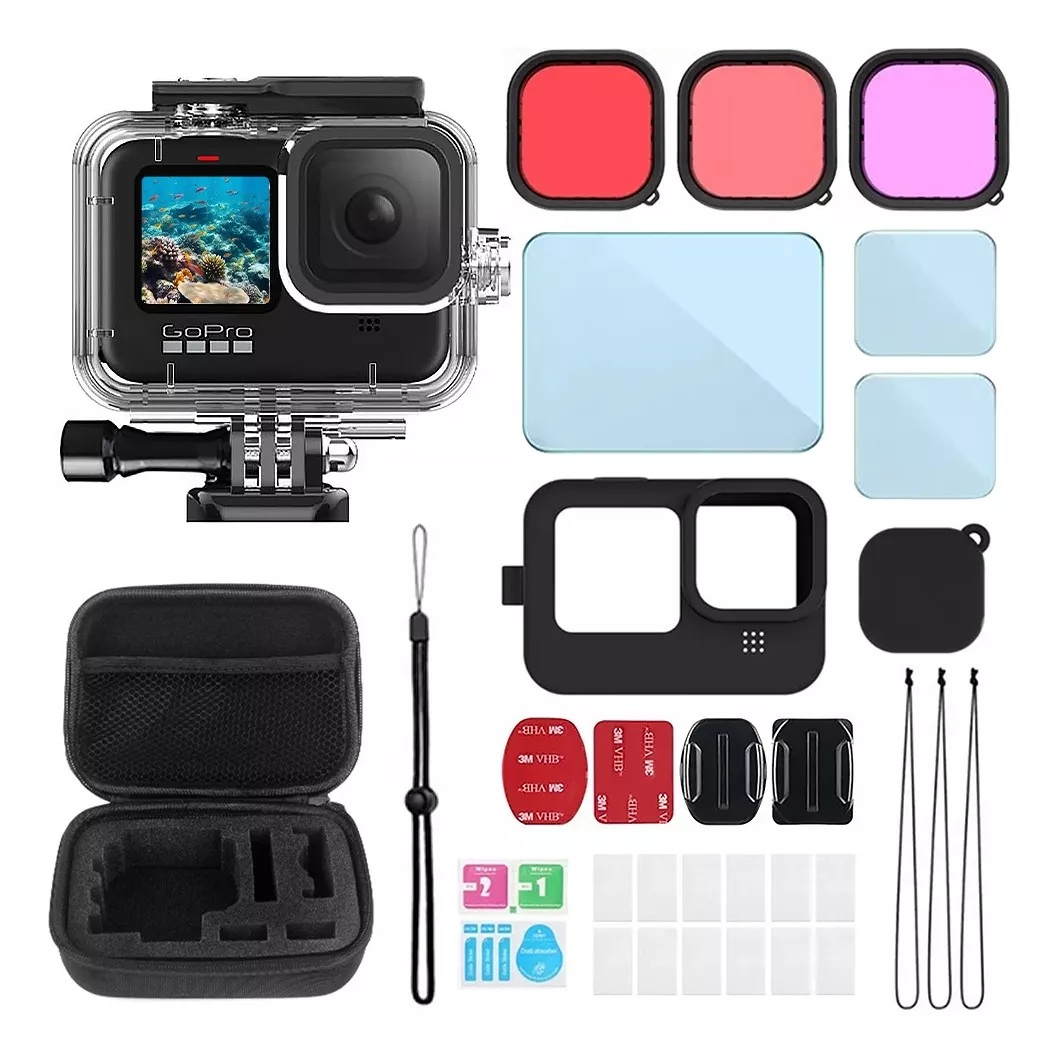 Primera imagen para búsqueda de kit accesorios gopro