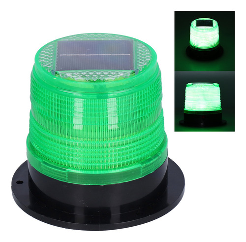 Luz Led De Energía Solar Intermitente Con Base Estroboscópic