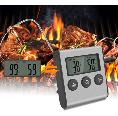 Termômetro Digital De Cozinha, Forno De Churrasco, Grelhador