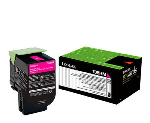 Toner Lexmark 70c8hmo Magenta