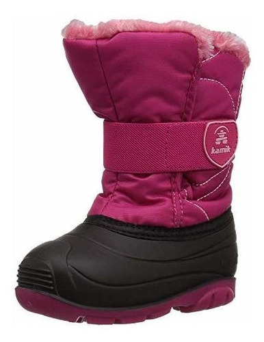 Kamik Baby-niñas Snowbugf Bota De La Nieve, Rose, 7 Medio De