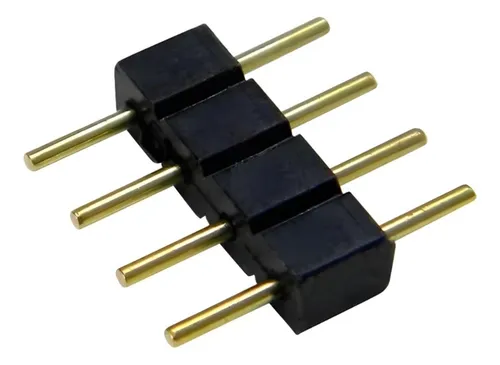 Conector De 4 Pines Macho/macho Para Tiras Rgb 5050 X 5 Uni