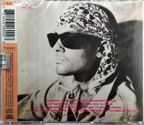 Imagem 2 de 2 de Cd Cazuza Ideologia - Plygram - Mercury - Ba