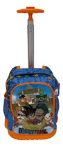 Comprar Mochila Escolar Carrito Dragon Ball Chenson Ruedas Con Luces
