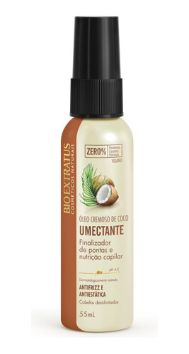 Óleo Cremoso Finalizador De Coco Umectante 55ml Bio Extratus