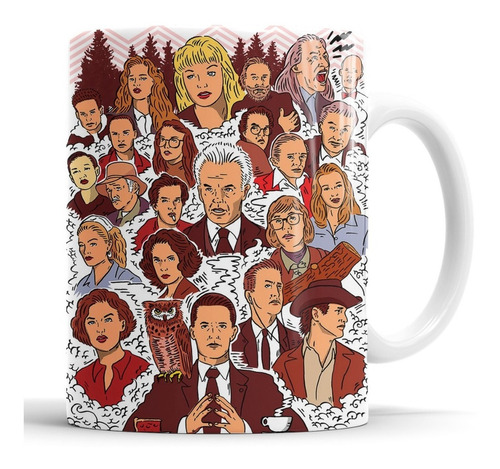 Taza Twin Peaks - Personajes - Cerámica Importada