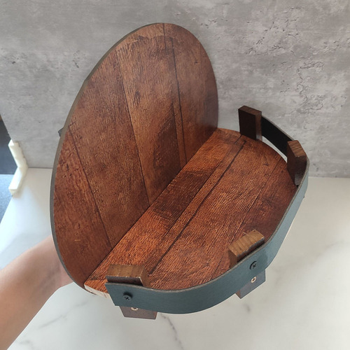 Botellero R 6003 Con Forma De Barril De Whisky, Estilo Retro