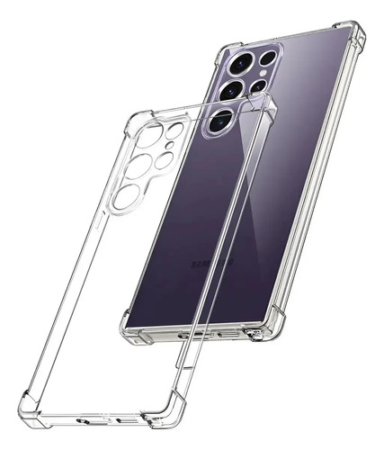 Capa Protetora Anti-impacto Transparente para Samsung Galaxy S24 Ultra