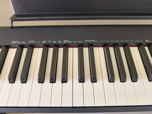 Piano Casio Cdp S110 + Mueble, Banqueta Y Funda. Impecable. Negro (Usado)