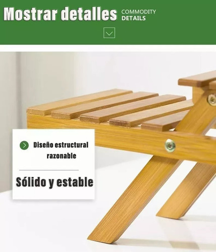 . Macetero Multifuncional Base Madera Tubular Minimalista
