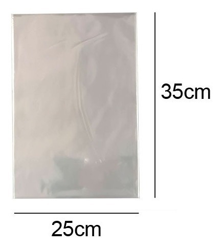 Imagem 2 de 4 de Saco Plástico Transparente 25x35 200 Unidades Aproxi