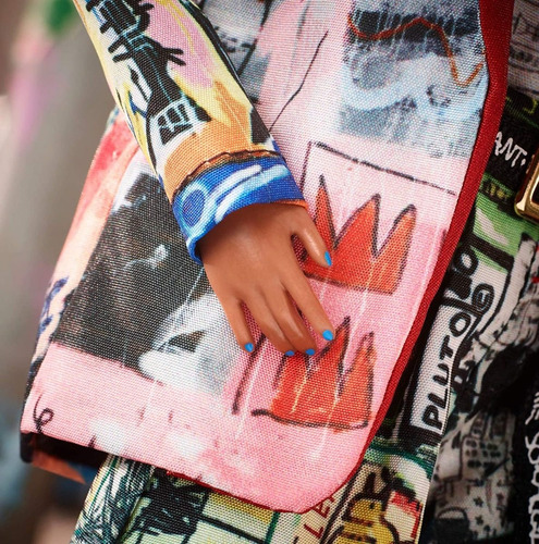 Imagem 5 de 9 de Barbie Collector Jean-michel Basquiat X 2020 Negra Articulad