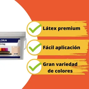 Latex Interior Mate Lavable Cubritivo Living Colorin 4l Yani Color Eucaliptus