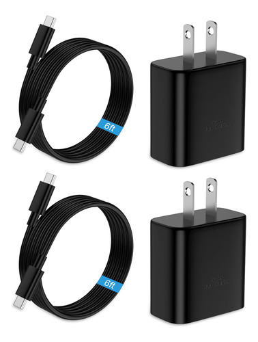 Cargador Rápido 45w Usb C Samsung Fast Charger Tipo C Color