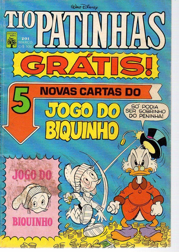 Tio Patinhas 201 - Abril - Bonellihq Cx154 K19