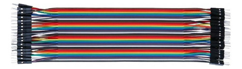 40x Pack Cable Jumper Dupont 20 Cm Macho - Macho (m-m)