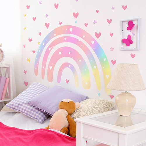 Adhesivos De Pared Deslumbrantes Y Coloridos Con Forma De Am
