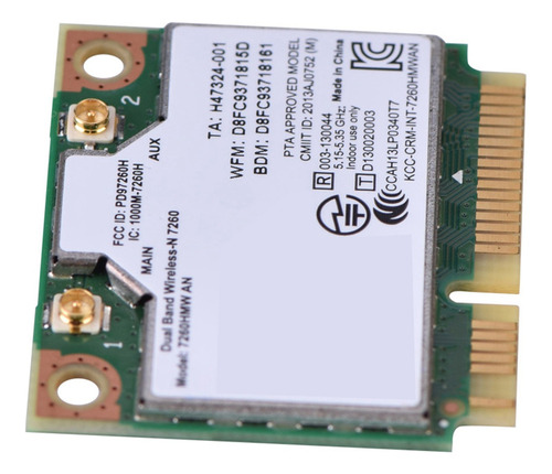 Intel 7260an 7260hmw Mini Pci-e 300m Bluetooth 4.0 Dual