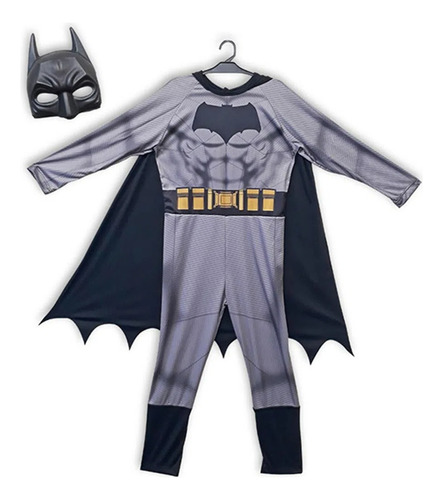 Disfraz Batman C/mascara Liga De La Justicia Talle 1 Premium