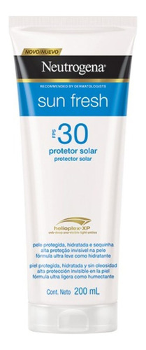 Protetor Solar Sun Fresh Fps 30 200ml Neutrogena Fragrância Lavanda Tipo de embalagem Pote