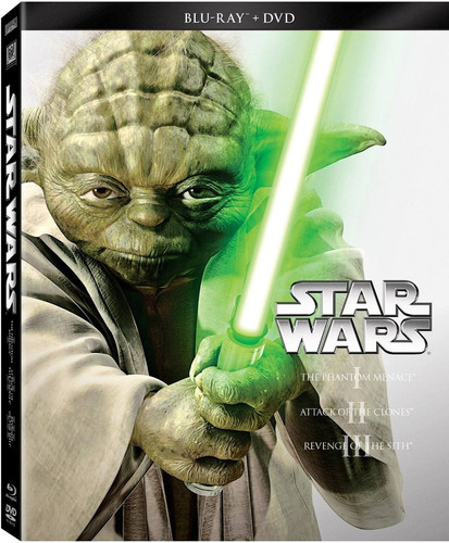 Star Wars Episodios 1 2  3  4  5  6 Combo Blu-ray + Dvd