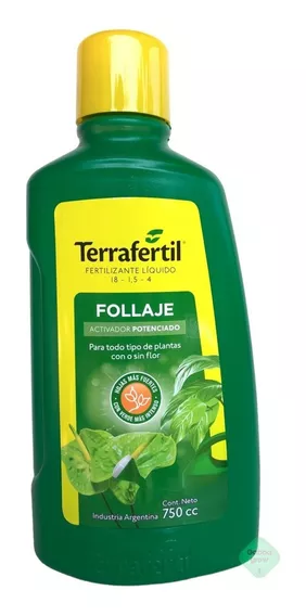 Follaje Fertilizante Terrafertil X 750cc