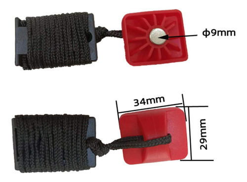 Llave De Seguridad Para Cinta De Correr Tecla De Interruptor