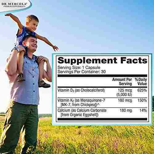 Dr Mercola Calcio Con Vitamina D3 Y Vitamina K2