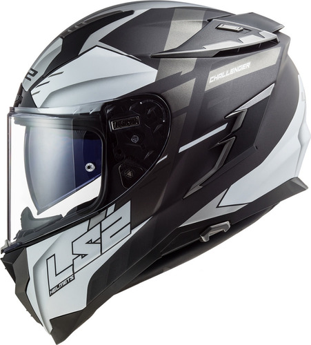 Casco Ls2 327 Challenger Gp Ruta Alta Gama Doble Visor Cuota