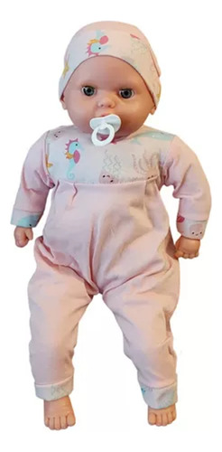 Muñeca Bebote Mila 46 Cm Cuerpo Soft Ojos Rayito De Sol Byp