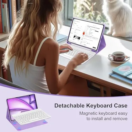 D Dingrich iPad Air 11-inch M2 Case With Keyboard