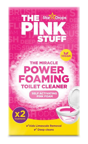 The Pink Stuff Polvo Espumoso Limpiador De Baños 7oz