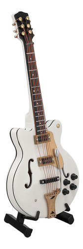Adorno De Guitarra De Madera, Estuche De Madera En Miniatura