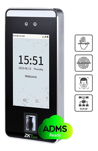 Zkteco Speedfacev5lp Control Acceso Y Asist Facial Palmas