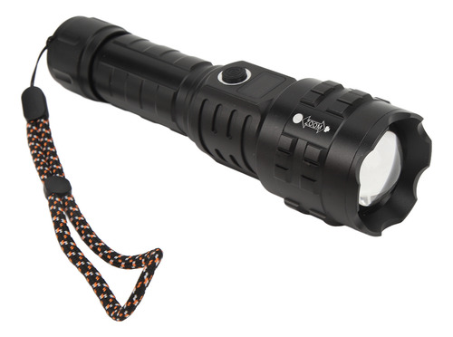 Linterna Led Luz Fuerte Tipo C Recargable Impermeable
