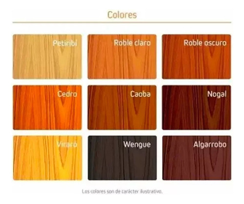 Colorantes Para Teñir Maderas Varios Colores Petrilac - 60cc