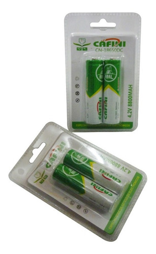 2 X Baterias Recargable 18650 4.2v 8800mah Litio