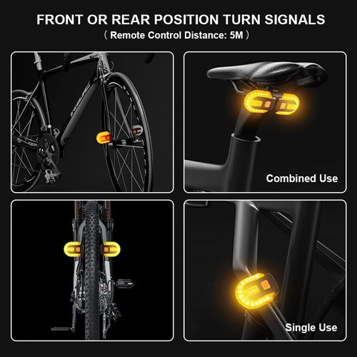 Lámpara Trasera Para Bicicleta Recargable