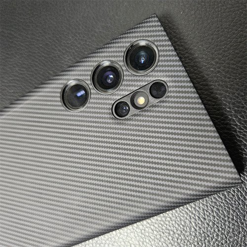 Para Samsung S23ultra Chip Phone Case Smart Window Cover