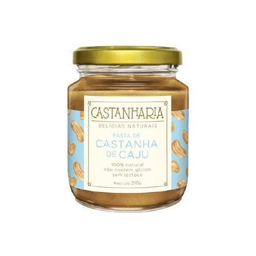 Kit 2x: Pasta De Castanha De Caju Vegana Castanharia 210g