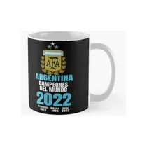 Comprar Taza Futbol Fans Argentina Campeones Del Mundo 2022 Calidad 