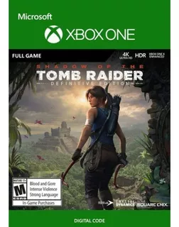 Shadow Of The Tomb Raider Definitive Ed. Jogo De Xbox One