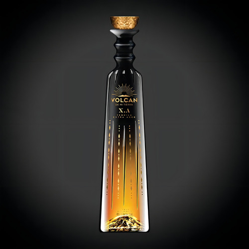 Pack De 4 Tequila Volcán De Mi Tierra Xa Blend 750 Ml