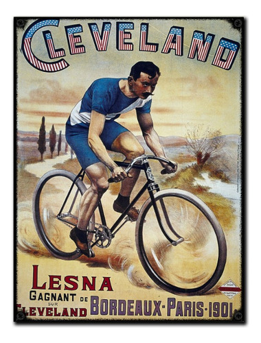 #56 - Cuadro Vintage 30 X 40 - No Chapa Bicicleta Afiche 