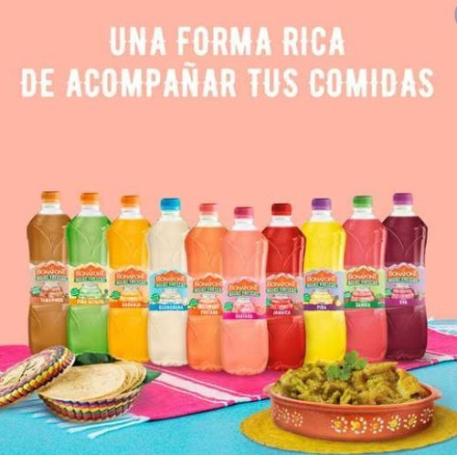 Agua Bonafont Aguas Frescas Uva 1 L