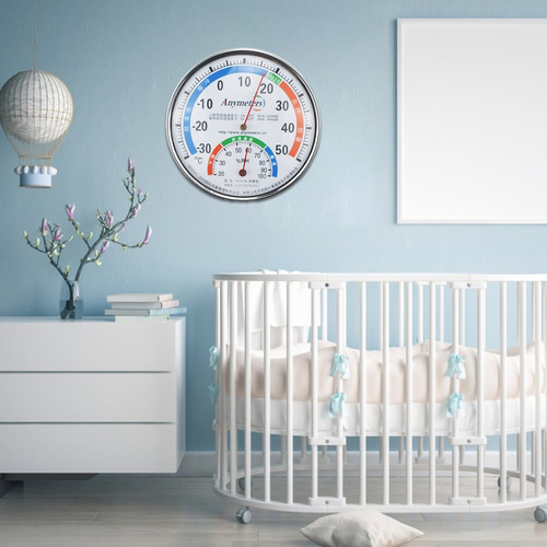 Termómetro De Pared Inalámbrico Higr Para Interiores Y Exter